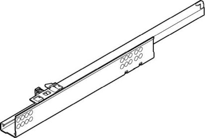 TANDEM с BLUMOTION для боковин 11-16 мм, частичного выдвижения, 30кг, 560мм, прав.