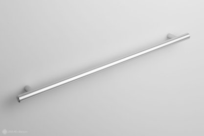 RR002 мебельная ручка-релинг 288 мм сатиновый хром
