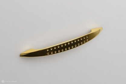 RS023 мебельная ручка-скоба 96 мм золото полированное