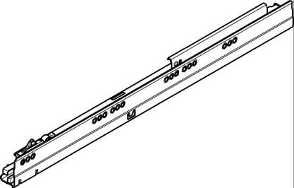 TANDEMBOX с BLUMOTION, Направляющая 30кг, 400мм, прав.
