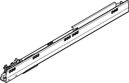 TANDEMBOX Tip-On, Направляющие 50кг, 450мм, прав.