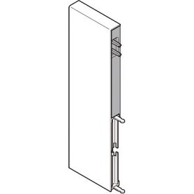 TANDEMBOX intivo, крепление передней панели д/релинга, высота D (224мм), бел., прав.