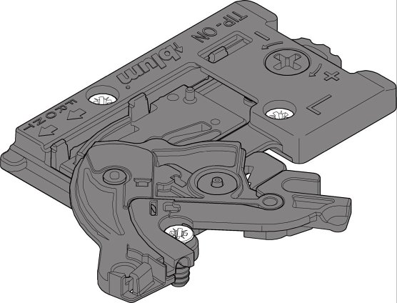 TANDEMBOX Tip-On, фиксатор, EXPANDO, лев.