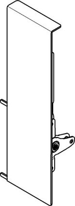 TANDEMBOX intivo, крепление передней панели для ящика со вставкой, бел., прав.