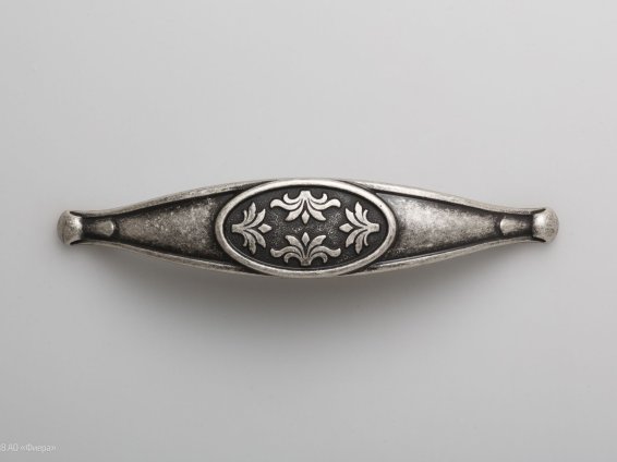 Pandora мебельная ручка-скоба 128 мм состаренное серебро