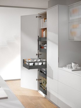 Внутренний ящик TANDEMBOX antaro TIP-ON BLUMOTION (высота C 192, глубина 350 мм, до 10-30 кг), серый орион