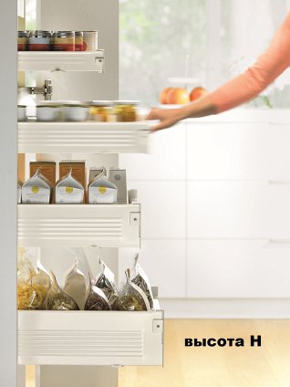 Внутренний ящик METABOX (высота H 150, глубина 350 мм) кремовый